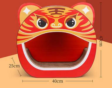 Ogrebotina u obliku mačje glave od valovitog papira