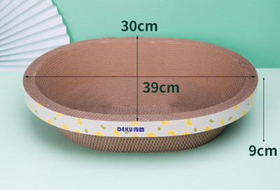 Οβάλ κρεβάτι με ξύστρα - τρία μεγέθη