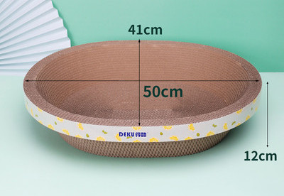 Οβάλ κρεβάτι με ξύστρα - τρία μεγέθη