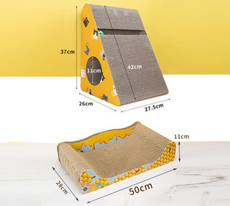 Scartator ondulat pentru pisici - mai multe modele