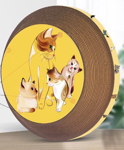 Gofrētā papīra kaķu skrāpis