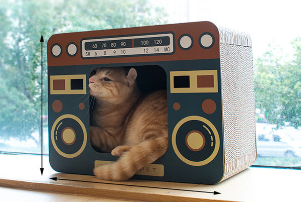 Kućica za mačke sa grebalicom - više modela