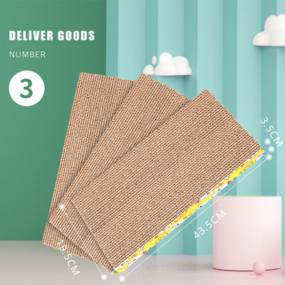 Scarlet pentru pisici din hartie ondulata