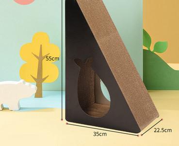 Coloana de zgariat pisici din hartie ondulata