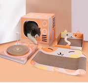 Lainepaberiga kriimustus kassidele