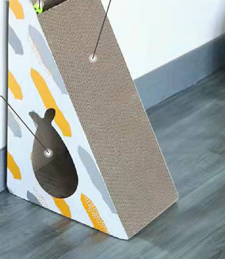 Lainepaberist vertikaalne kritseldus kassidele