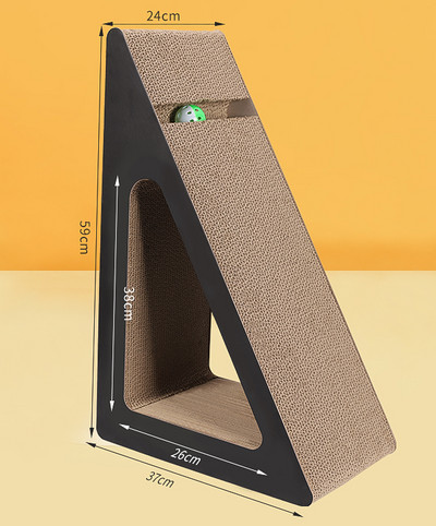 Scarlet pentru pisici cu hartie ondulata - mai multe modele