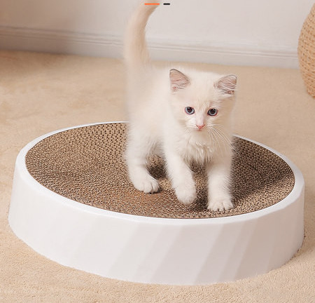 Scarlet pentru pisici cu hartie ondulata - mai multe modele