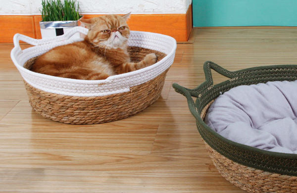 Krevet za mačke od ratana