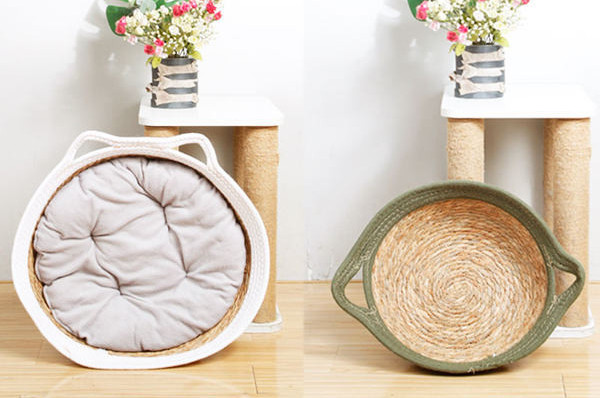 Krevet za mačke od ratana