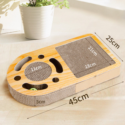 Ξύλινη ξύστρα για γάτες σε διάφορα σχήματα