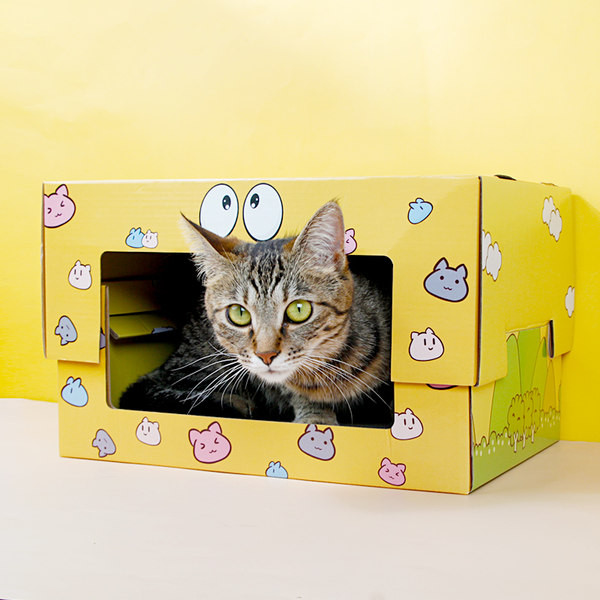 Lainepaberist ristkülikukujuline kassikraabits