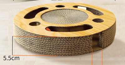 Ξύστρα νυχιών γάτας με μπάλα παιχνιδιού