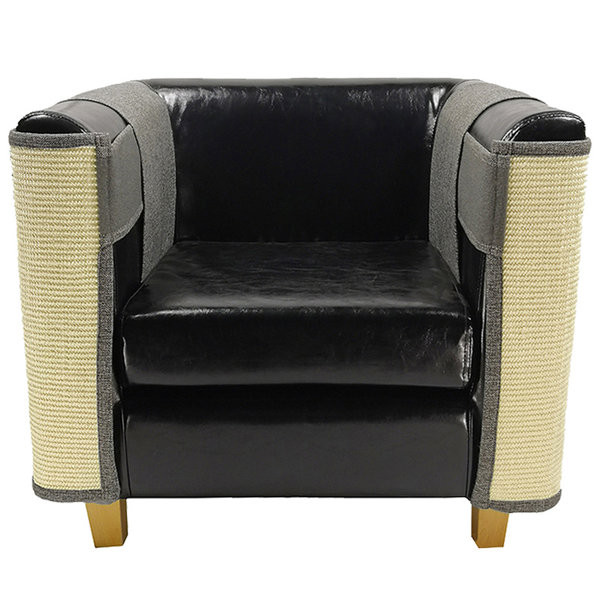 Tekstilinis kačių draskytuvas, skirtas montuoti ant baldų