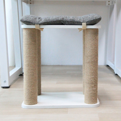 Drvena penjalica s visećom mrežom za mačke