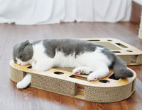 Placa pisica din hartie ondulata pentru zgariat