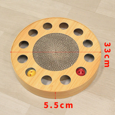 Placa pisica din hartie ondulata pentru zgariat