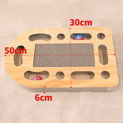 Placa pisica din hartie ondulata pentru zgariat