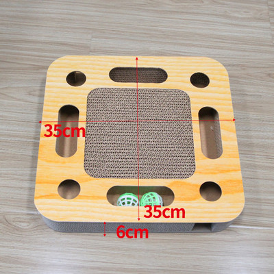 Placa pisica din hartie ondulata pentru zgariat