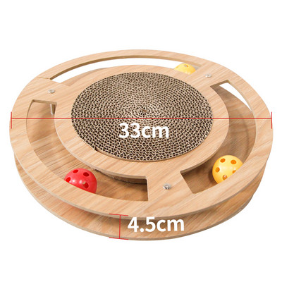 Placa pisica din hartie ondulata pentru zgariat