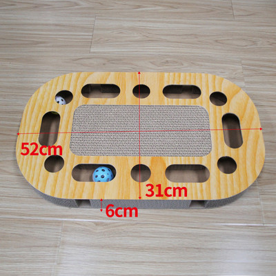 Placa pisica din hartie ondulata pentru zgariat