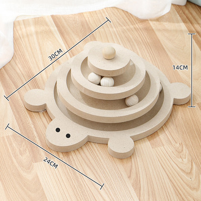 Zgarietoare de pisici din lemn