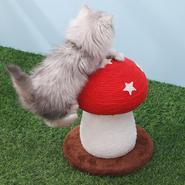 Ξύστρα γάτας σε σχήμα μανιταριού