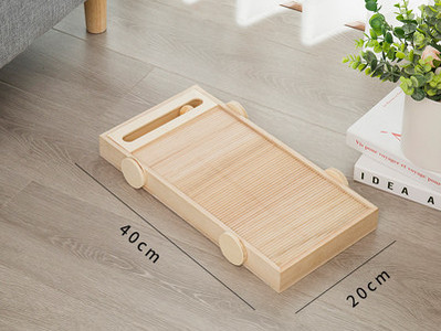 Ξύλινο ξύσιμο γάτας σε δύο μεγέθη