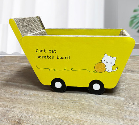 Zgâriere din lemn în două dimensiuni în formă de mașină de pisică