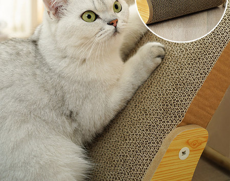 Koka skrāpis kaķiem dažādos modeļos