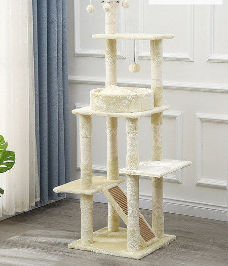 Koka alpīnists ar skrāpi kaķiem