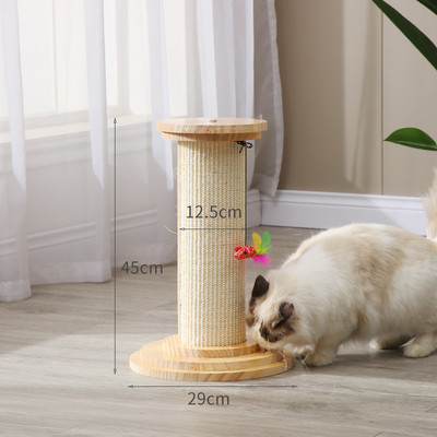 Coloana de zgarietura pentru pisici de diferite dimensiuni