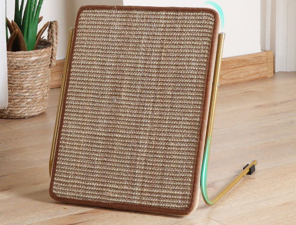 Koka gulta kaķiem ar sizala spilventiņu