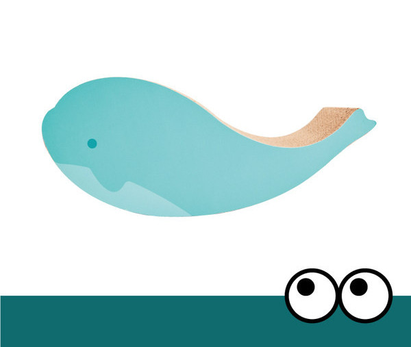 Kombinirana grebalica za mačke od drveta i valovitog papira