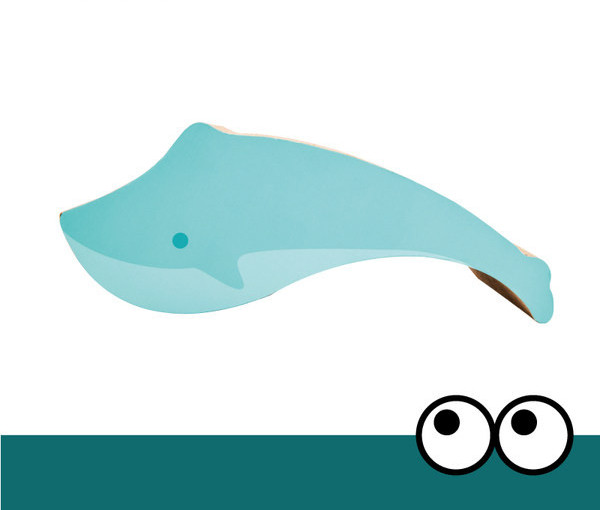 Kombinirana grebalica za mačke od drveta i valovitog papira