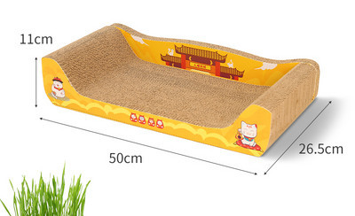 Scarlet pentru pisici cu hartie ondulata - mai multe modele