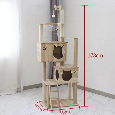 Puidust ronija voodiga