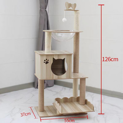 Puidust ronija voodiga