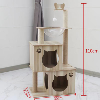 Puidust ronija voodiga