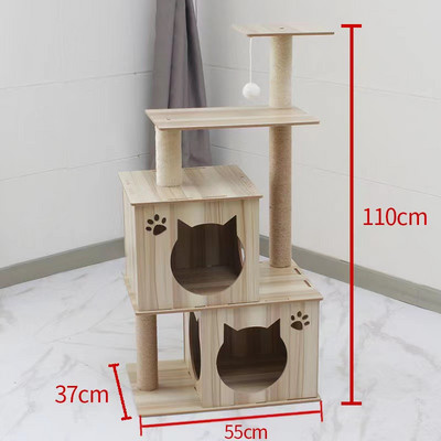 Puidust ronija voodiga