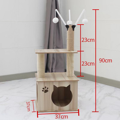 Puidust ronija voodiga