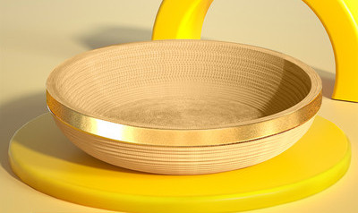 Skrāpējums bļodas formā