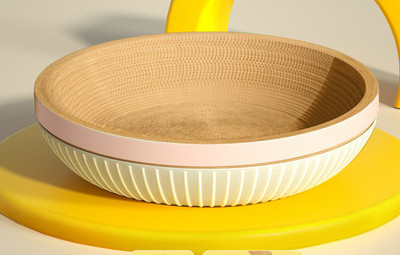 Skrāpējums bļodas formā