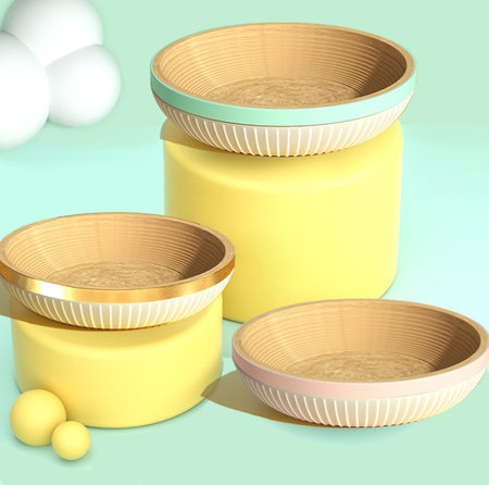 Skrāpējums bļodas formā