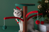 Ξύστρα στήλη με βελούδινες μπάλες