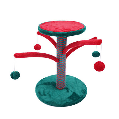 Ξύστρα στήλη με βελούδινες μπάλες