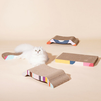 Ξύστρα γάτας από κυματοειδές χαρτί