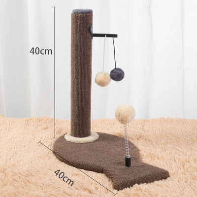 Jucărie zgârietură cu pandantive pentru pisici