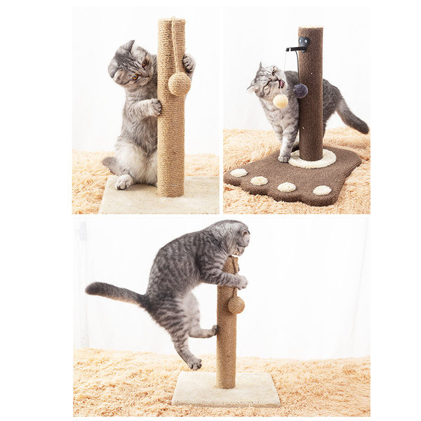 Jucărie zgârietură cu pandantive pentru pisici