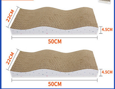 Grebalica za mačke od valovitog papira - set od dva ili više komada